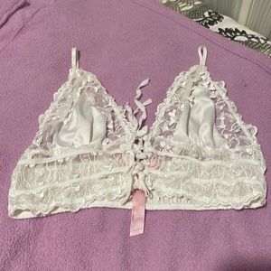 Sugar Thrillz white bralette small